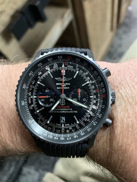 breitling navitimer black steel|breitling navitimer buying guide.